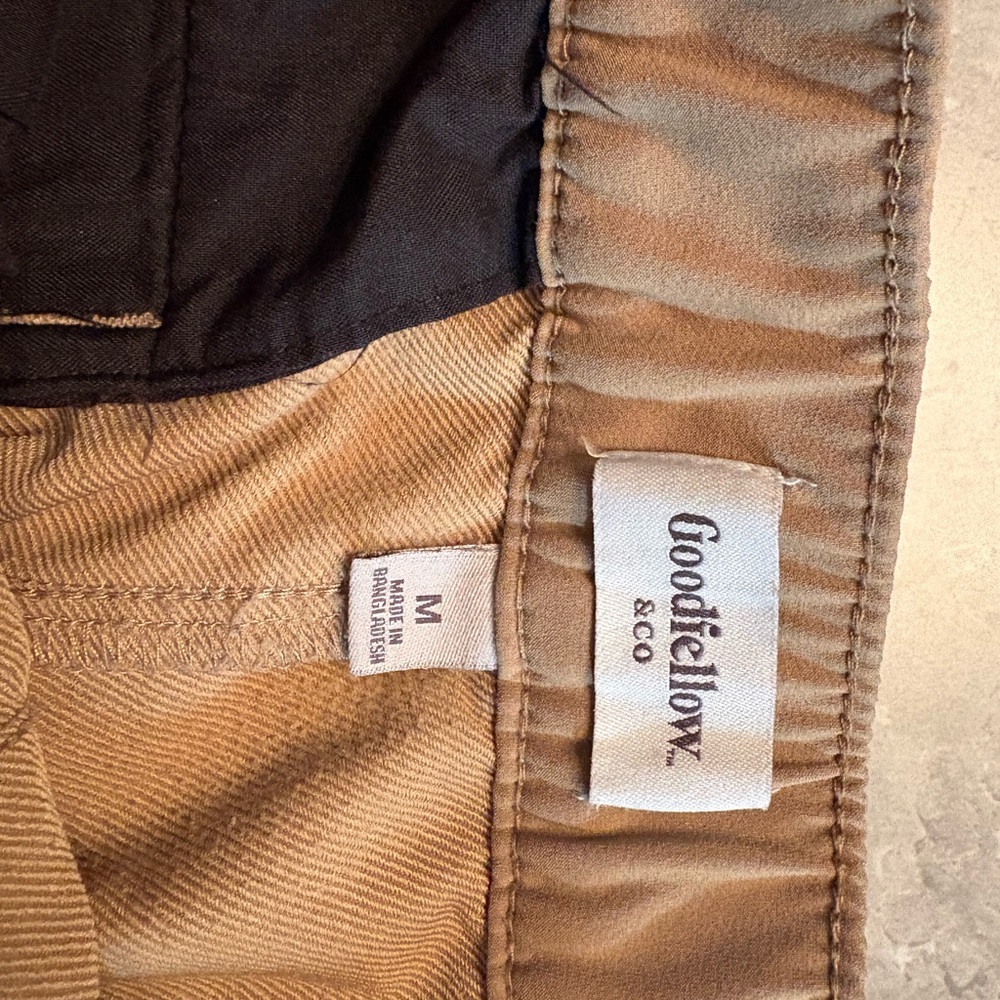 Goodfellow & Co Light Brown Joggers - Picture 2 of 3